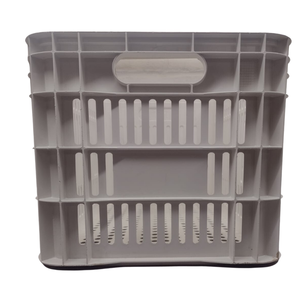 Caixa branca plástica para mercado e hortifruti TBN