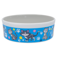 Comedouro Azul Gato de Porcelana 600ml