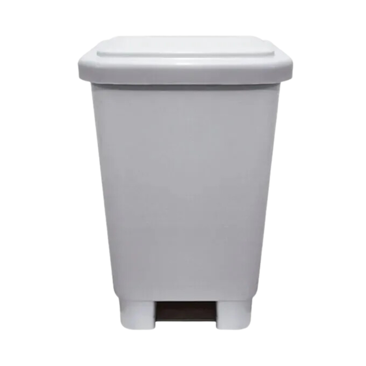 Lixeira Retangular Branca com pedal 50L OU