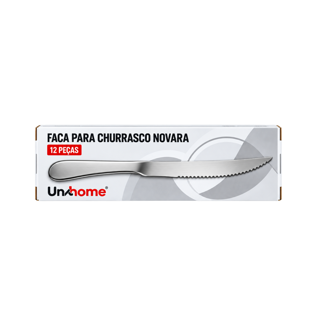 Faca Churrasco Novara Aço Inox
