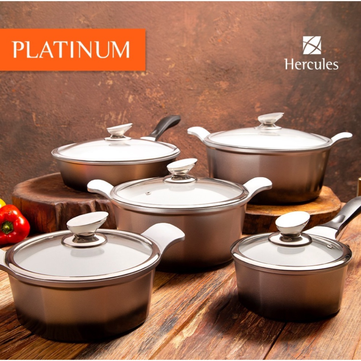 Conjunto de panela Hércules Hercules