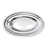 Travessa Oval Rasa Inox 21cm