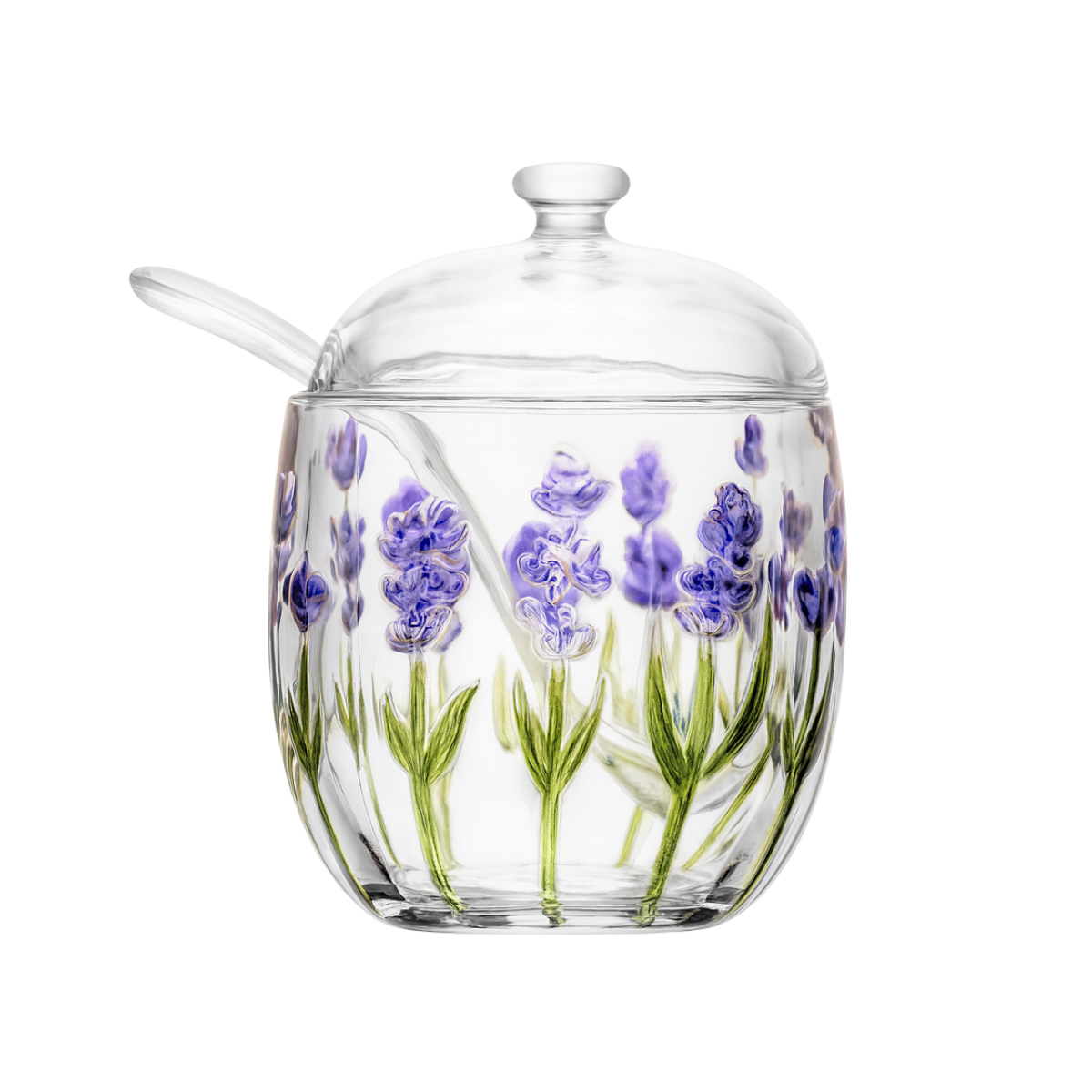 Açucareiro Lavanda vidro