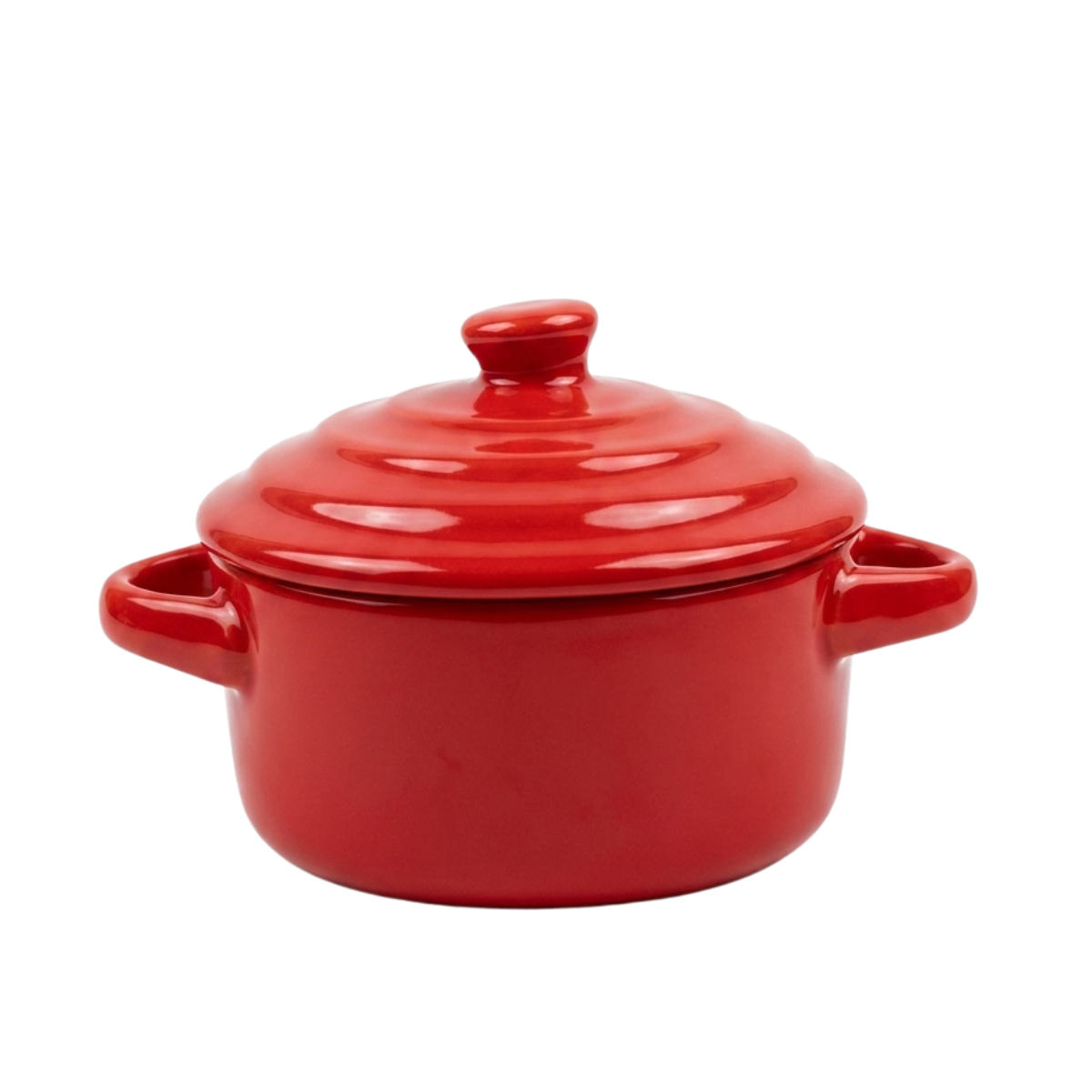 Caçarola Servir Molho Porcelana Vermelha Farm