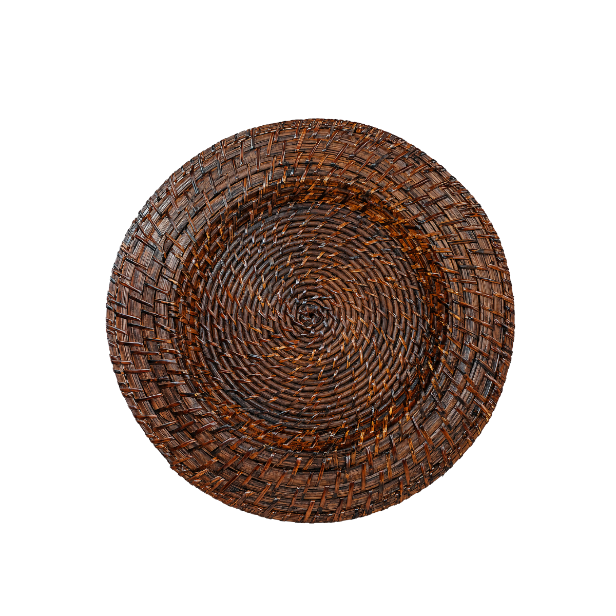 Sousplat Escuro Rattan 32cm