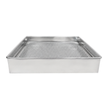 Forma quadrada com tela 40cm escorredor de fritura