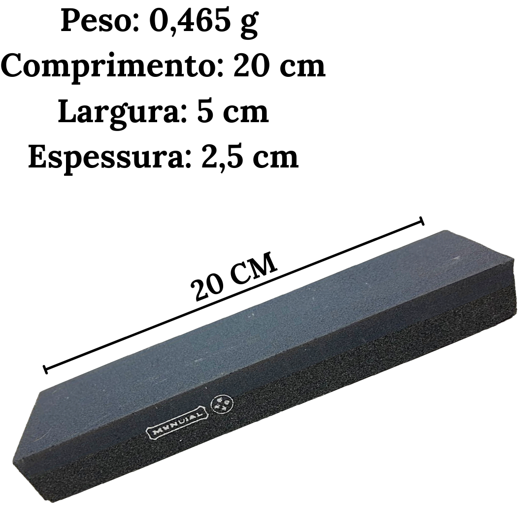 Pedra Dupla Face 20cm Mundial Hercules