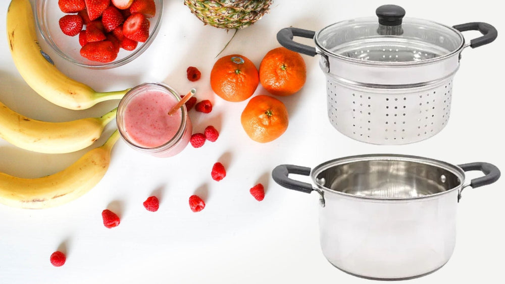 Espagueteira em aço inox 4,4L Fundo Triplo Hercules