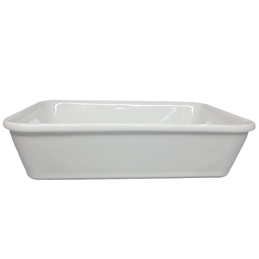 Travessa Refrataria Bake Pequena Branca 1L Oxford