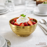 Tigela Bowl Dourado 250ml Servir