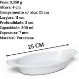 Travessa Lasanha Porcelana 2° Linha - A Gourmet