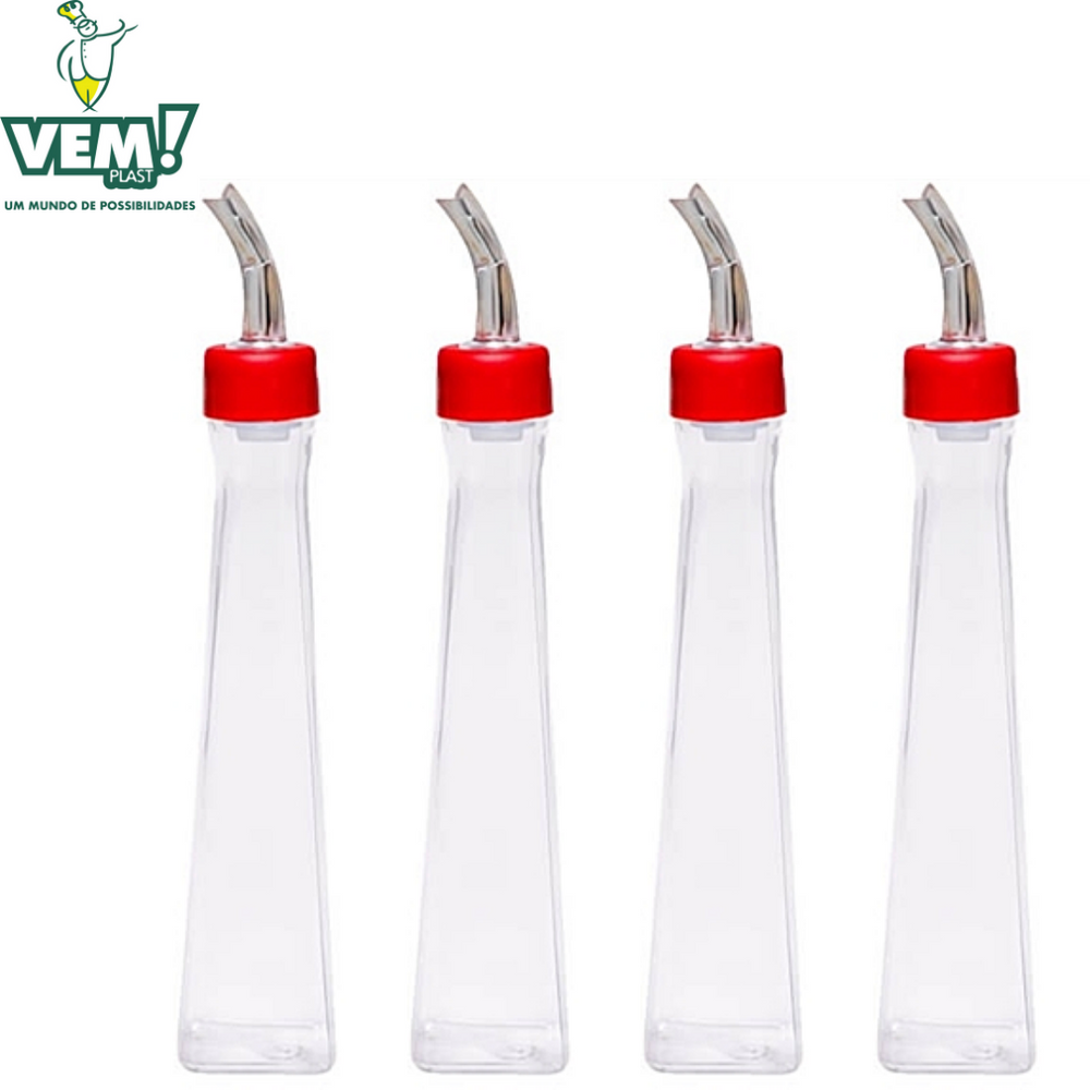 Porta Azeite Vinagre em Policarbonato 200ML VemPlast