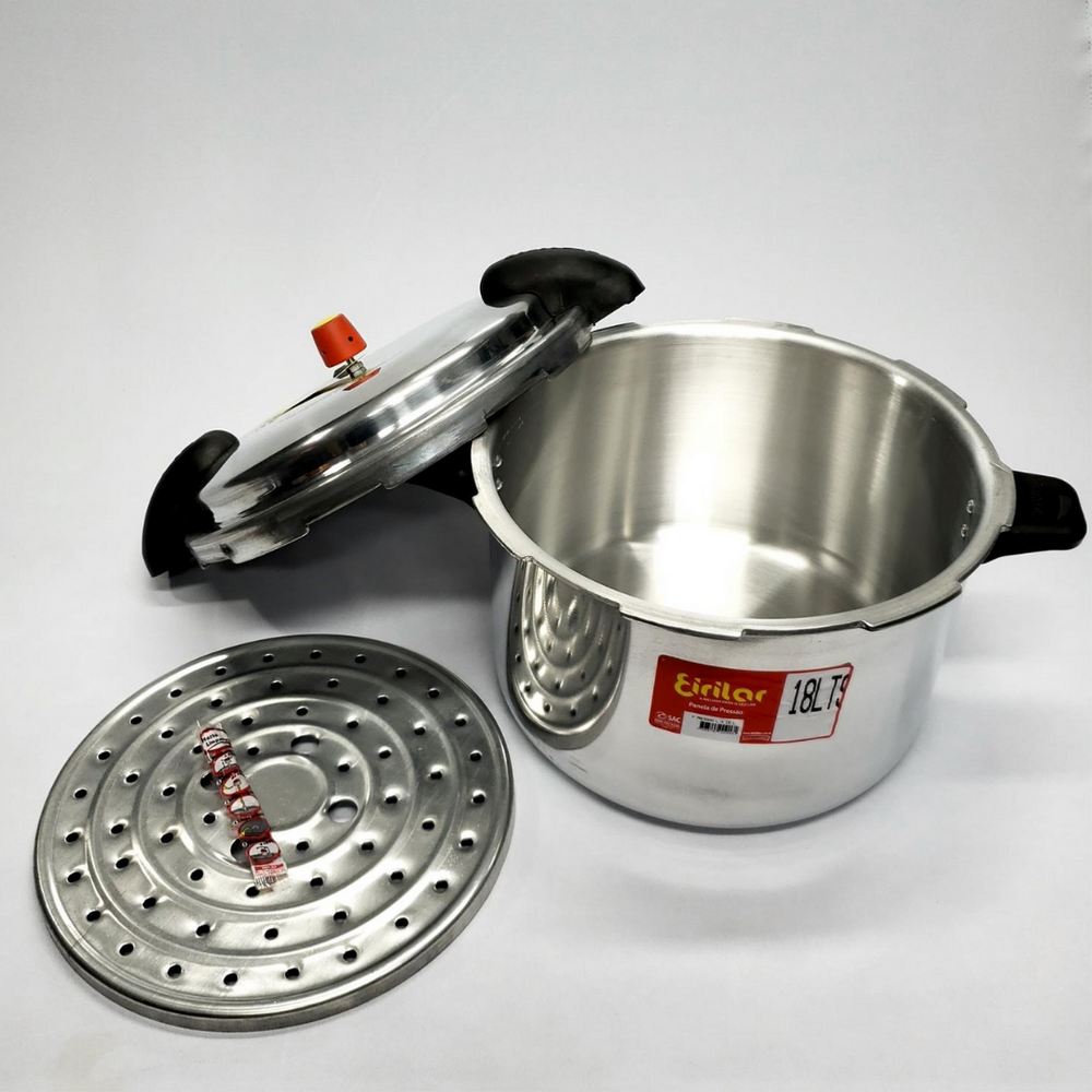 Panela de Pressão Profissional Polida 18L Eirilar