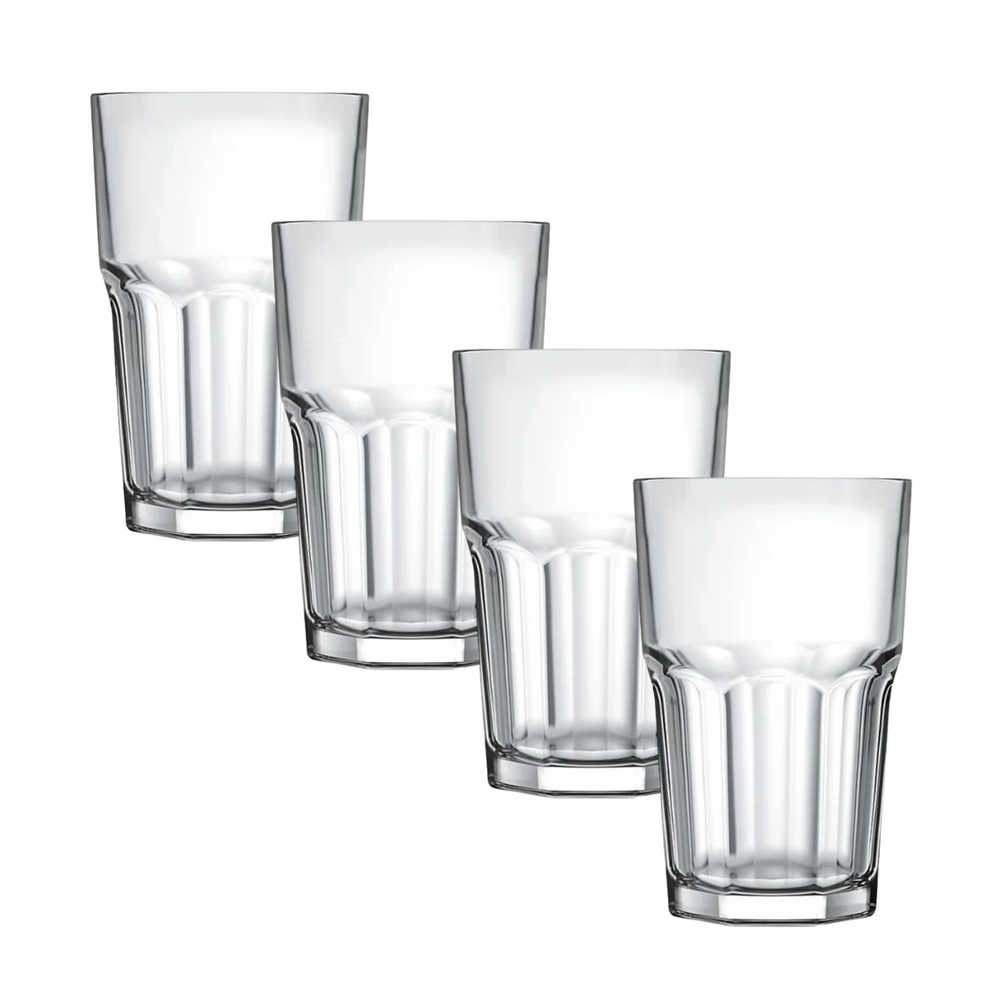 4 Copo Bristol 520ml de Vidro - A Gourmet