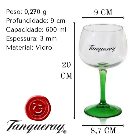 2 Taça Gin Tanqueray 600ml