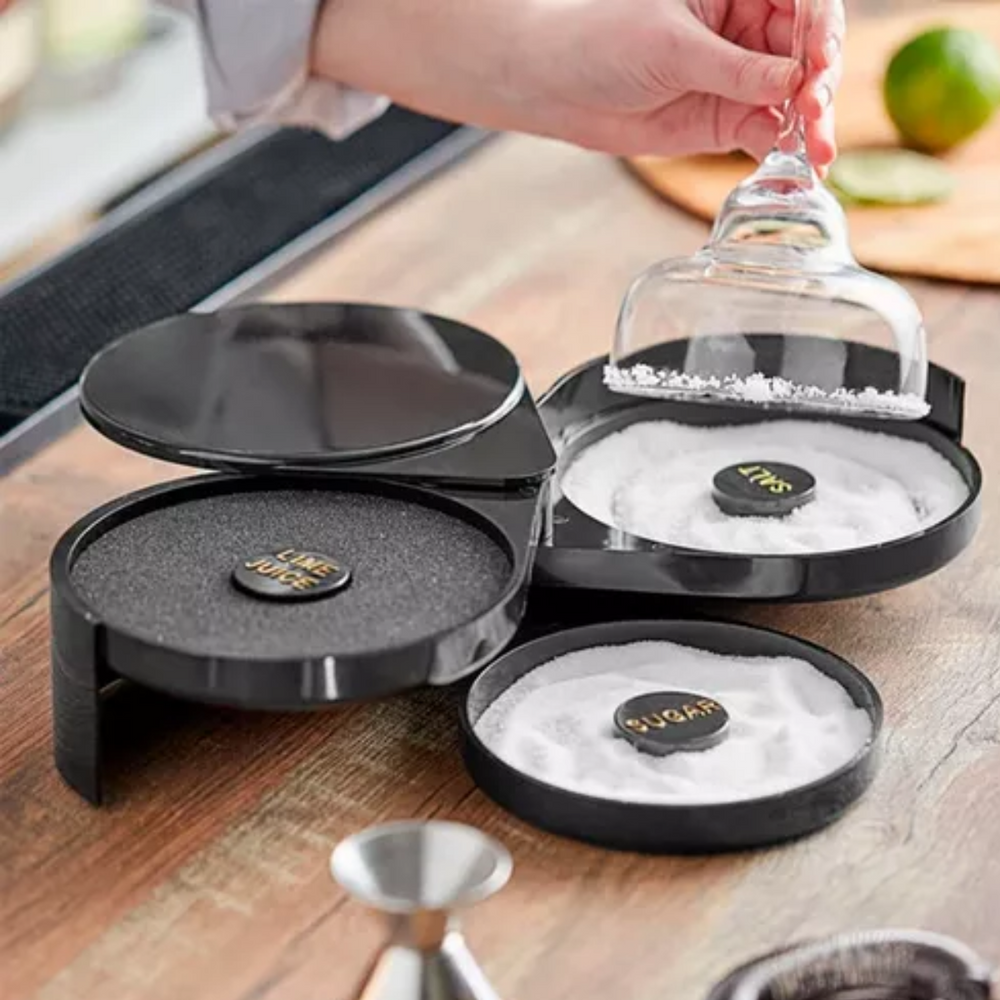 Bordeador De Taças Profissional Preto Açúcar Sal Limão Weck