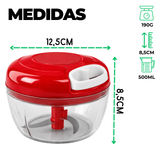 Processador de Alimentos 500ml Vermelho