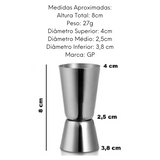 Dosador de Drinks 20ml e 50ml Aço Inox GP