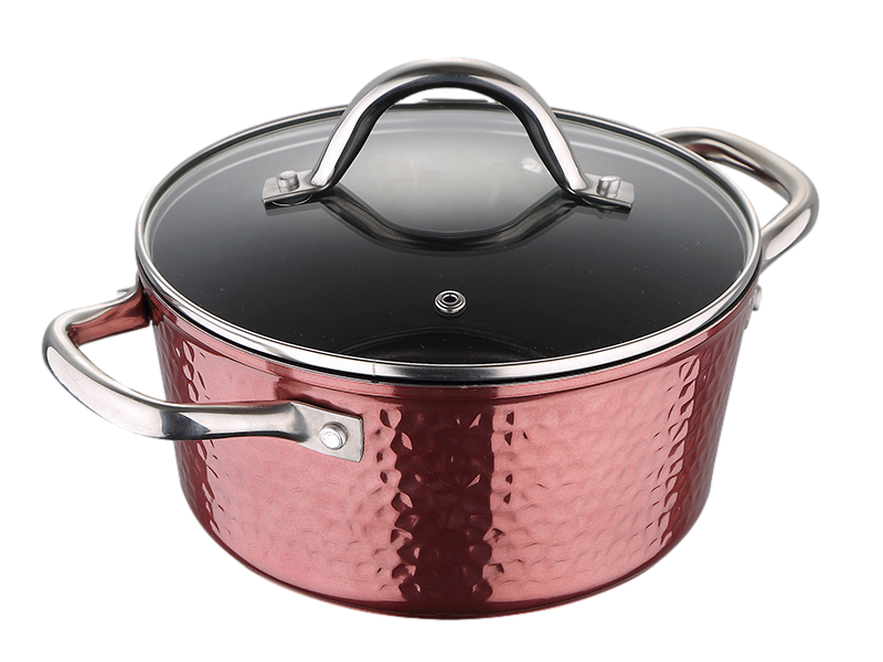 Caçarola Com Tampa Saphire 1,6L Rose Glob Imports