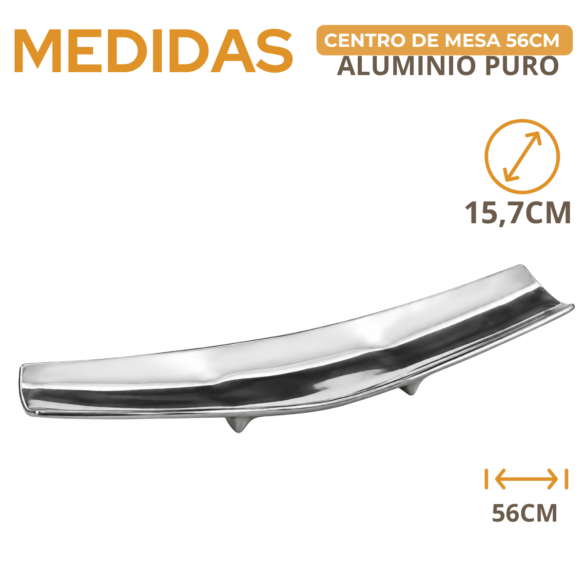 Travessa Julliotti em Alumínio Fundido 56cm