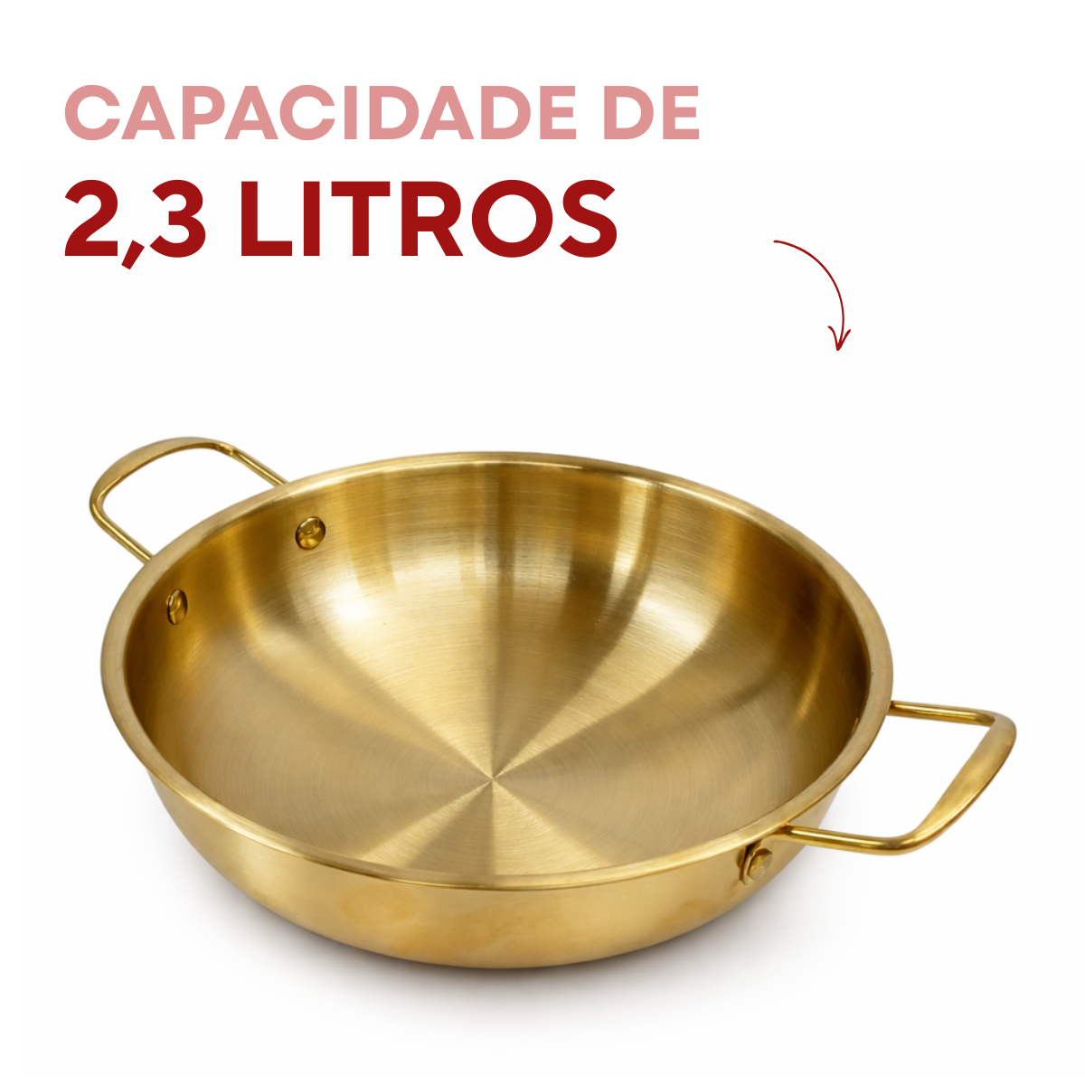Panela Pergaminho Dourado Servir