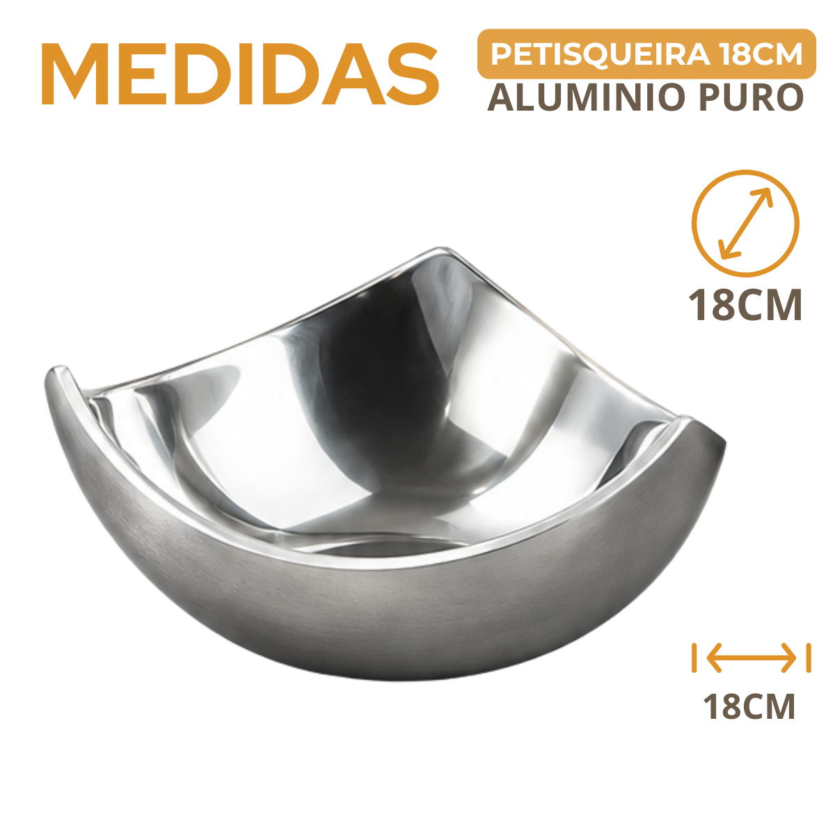 Petisqueira Cecotti G em Alumínio Fundido 18cm
