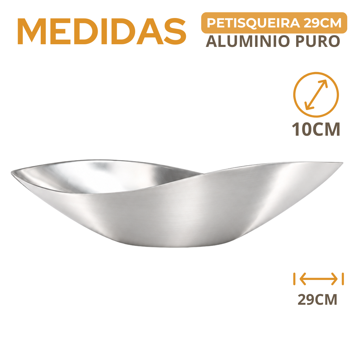 Petisqueira em Alumínio Fundido Buffet 29cm