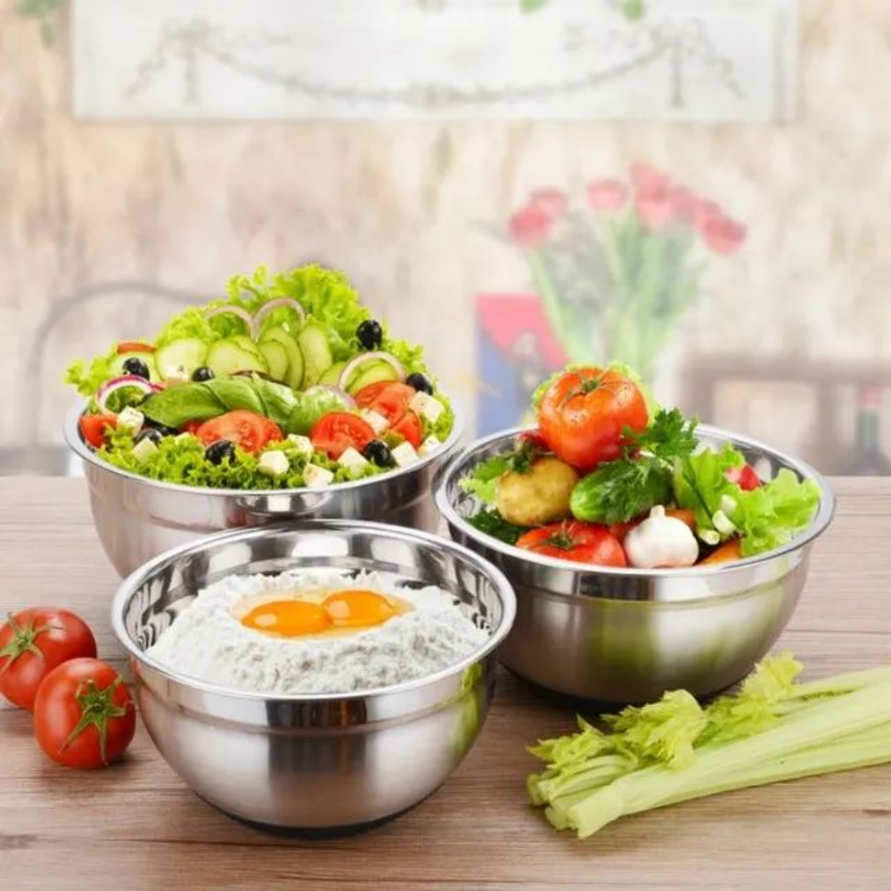 Tigela em Aço inox Medidora German - A Gourmet