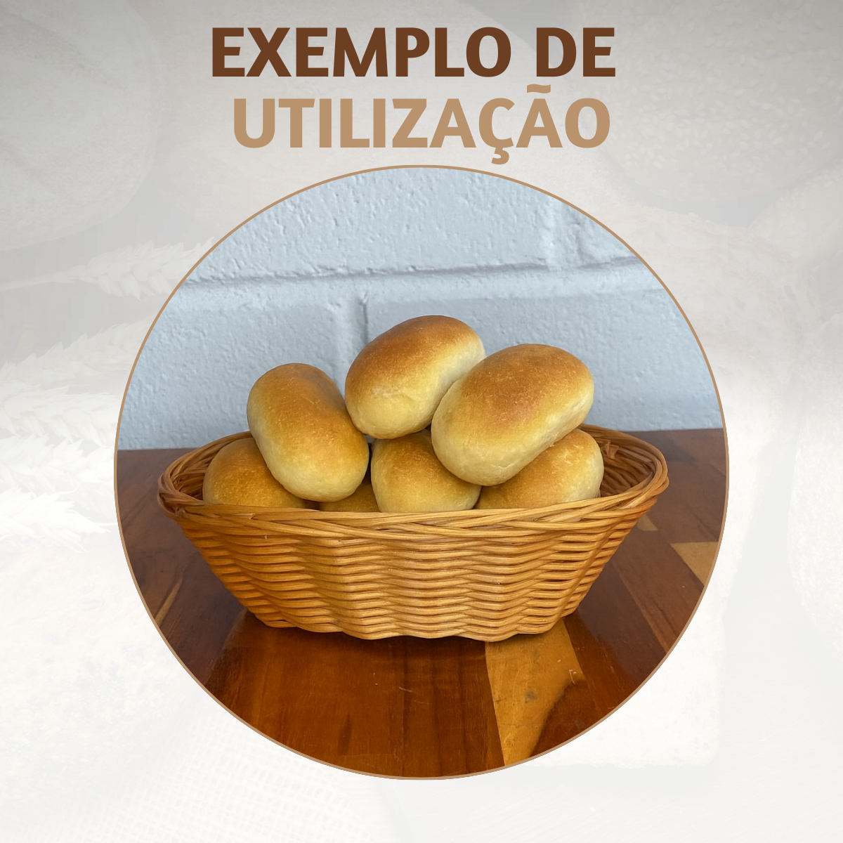 Cesto Oval Sintética Bege Polietileno