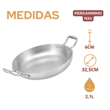 Pergaminho Hotel com Asa N24 em Alumínio 24cm 2,1L