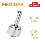 Bico Reto Dosador P/Galheteiro Aço Inox