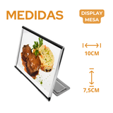 Display Aço Inox Identificação
