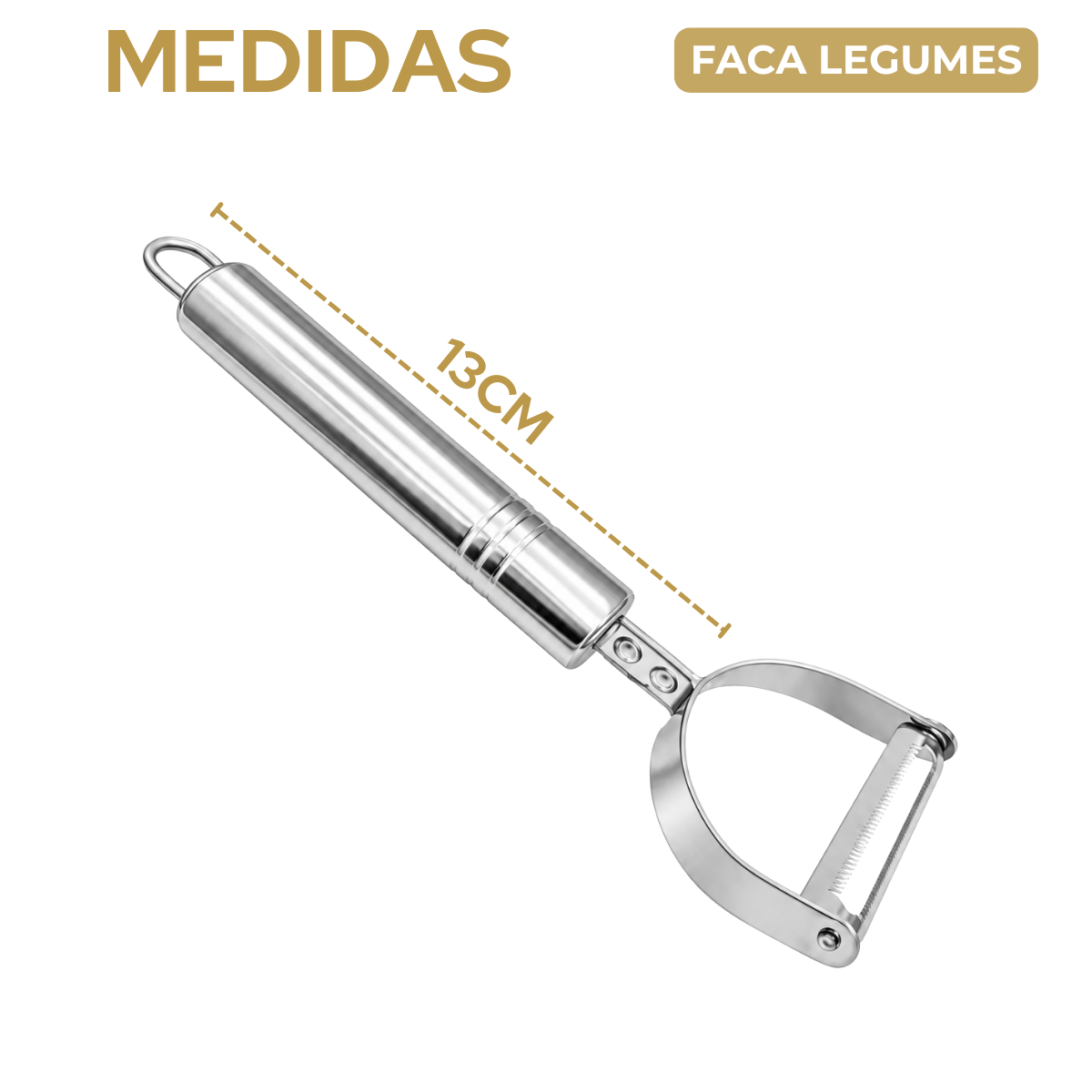 Descascador de Legumes Aço Inox