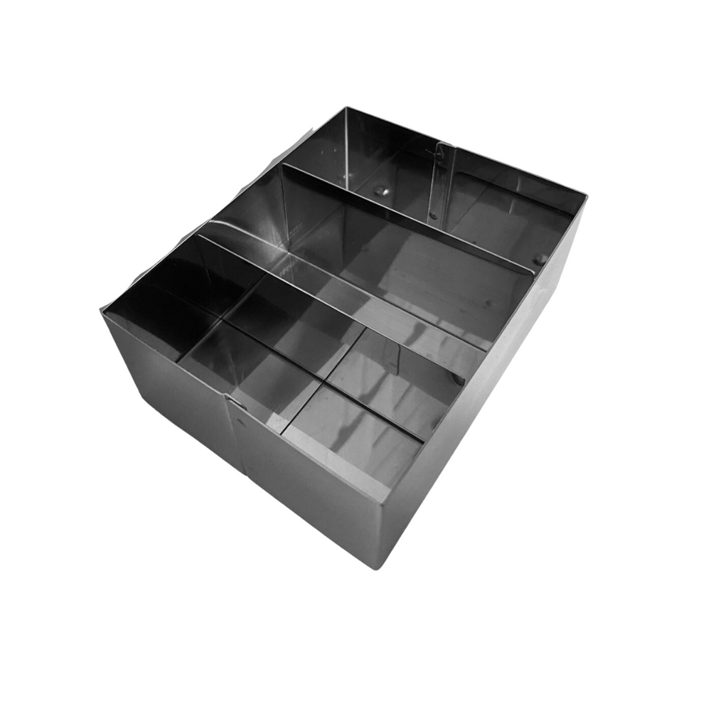 Porta Sache e Guardanapo Grande em Aço Inox Alissan