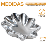 Travessa Servir Aluminio Puro 28cm