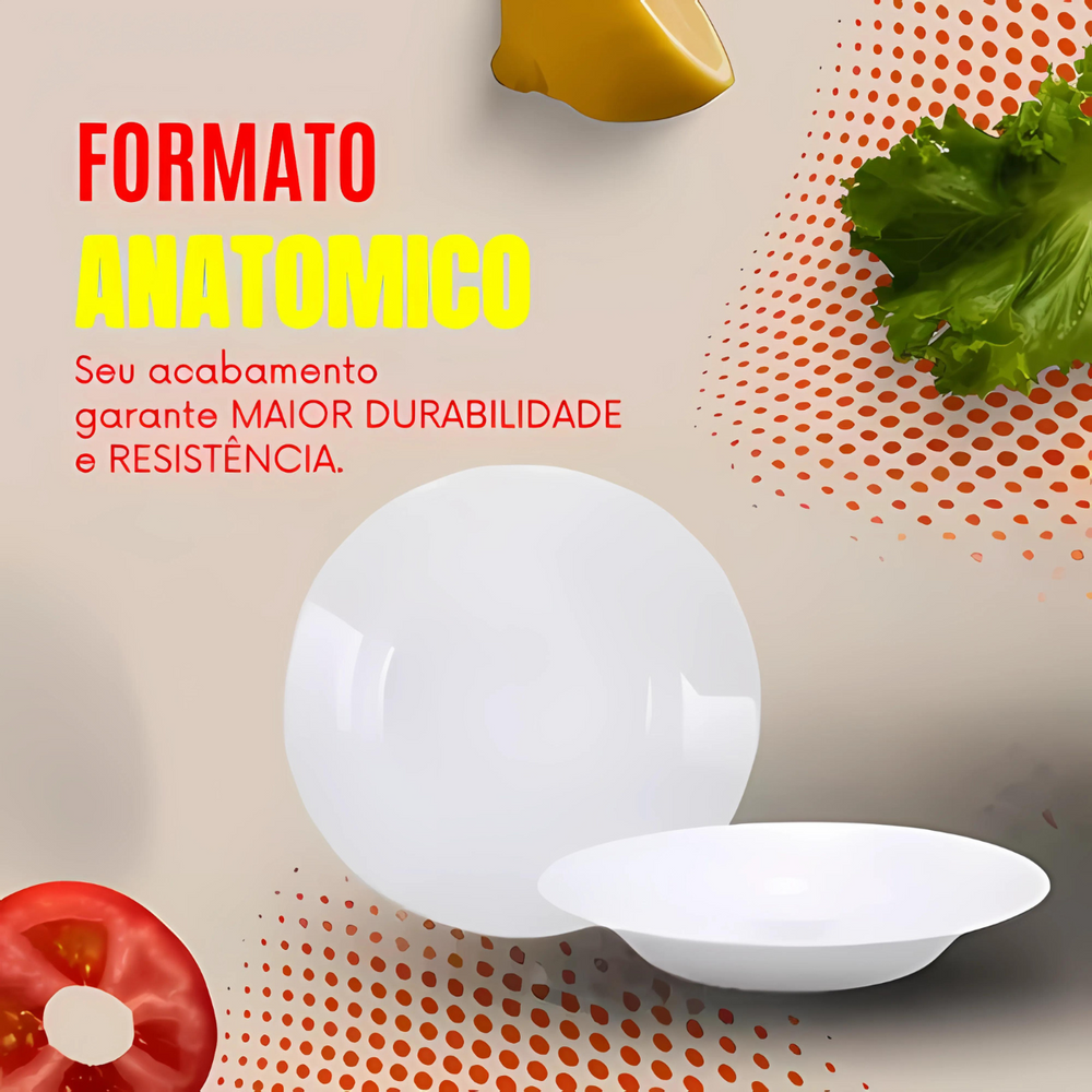 Prato Fundo de Melamina - A Gourmet