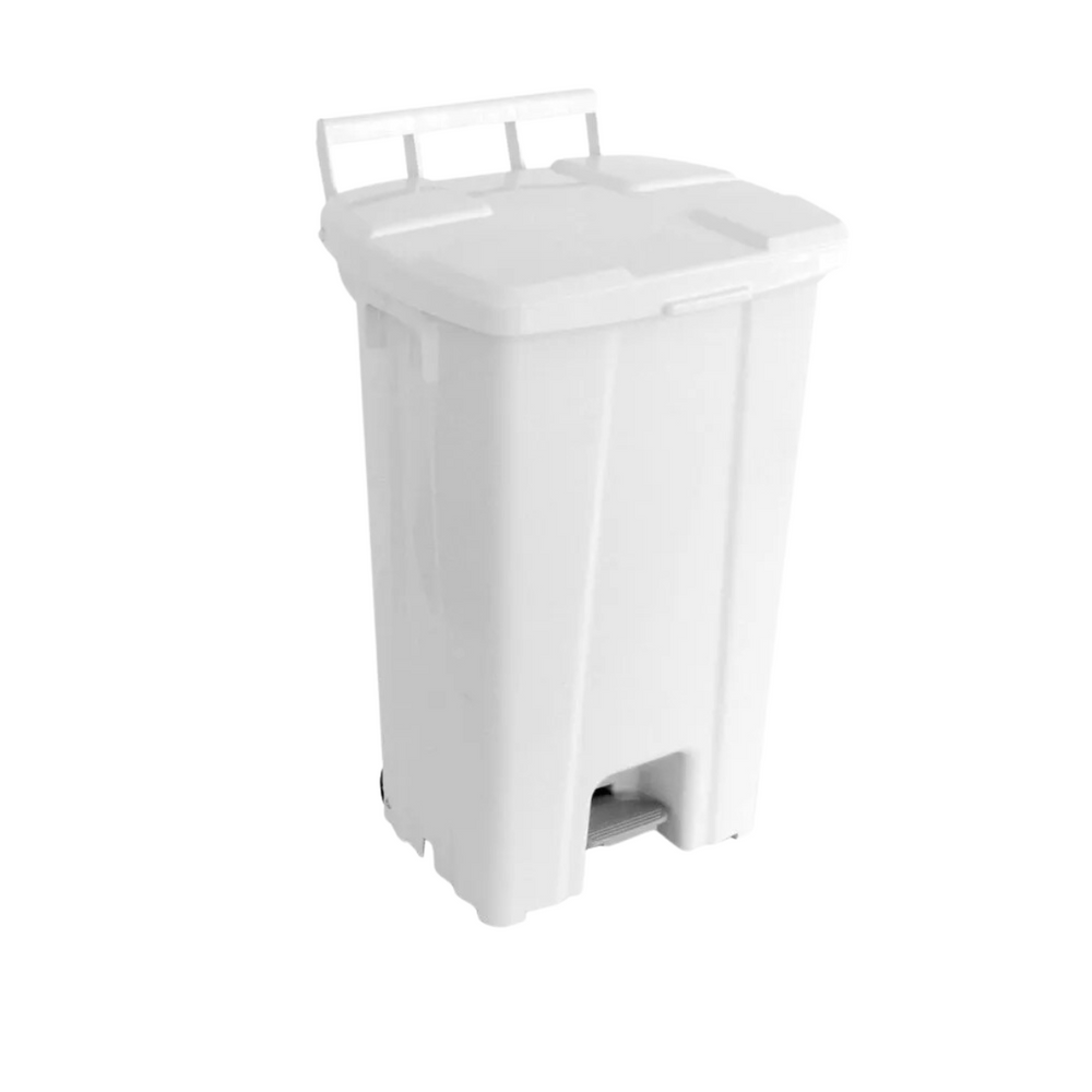 Lixeira Retangular Branca 100L TBN