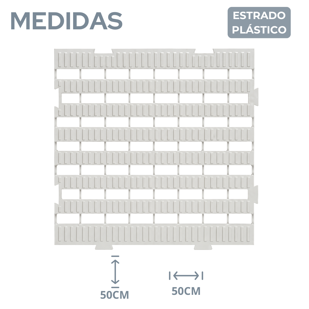 Piso estrado plástico pallet pesado