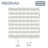 Piso estrado plástico pallet pesado