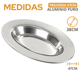 Travessa Lavesso em Alumínio Fundido 47cm