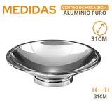 Centro Fruteira Carrara em Alumínio Fundido 39cm