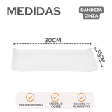 Bandeja Coffee Polipropileno Branca