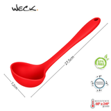 Concha Silicone 27cm Profissional Vermelha