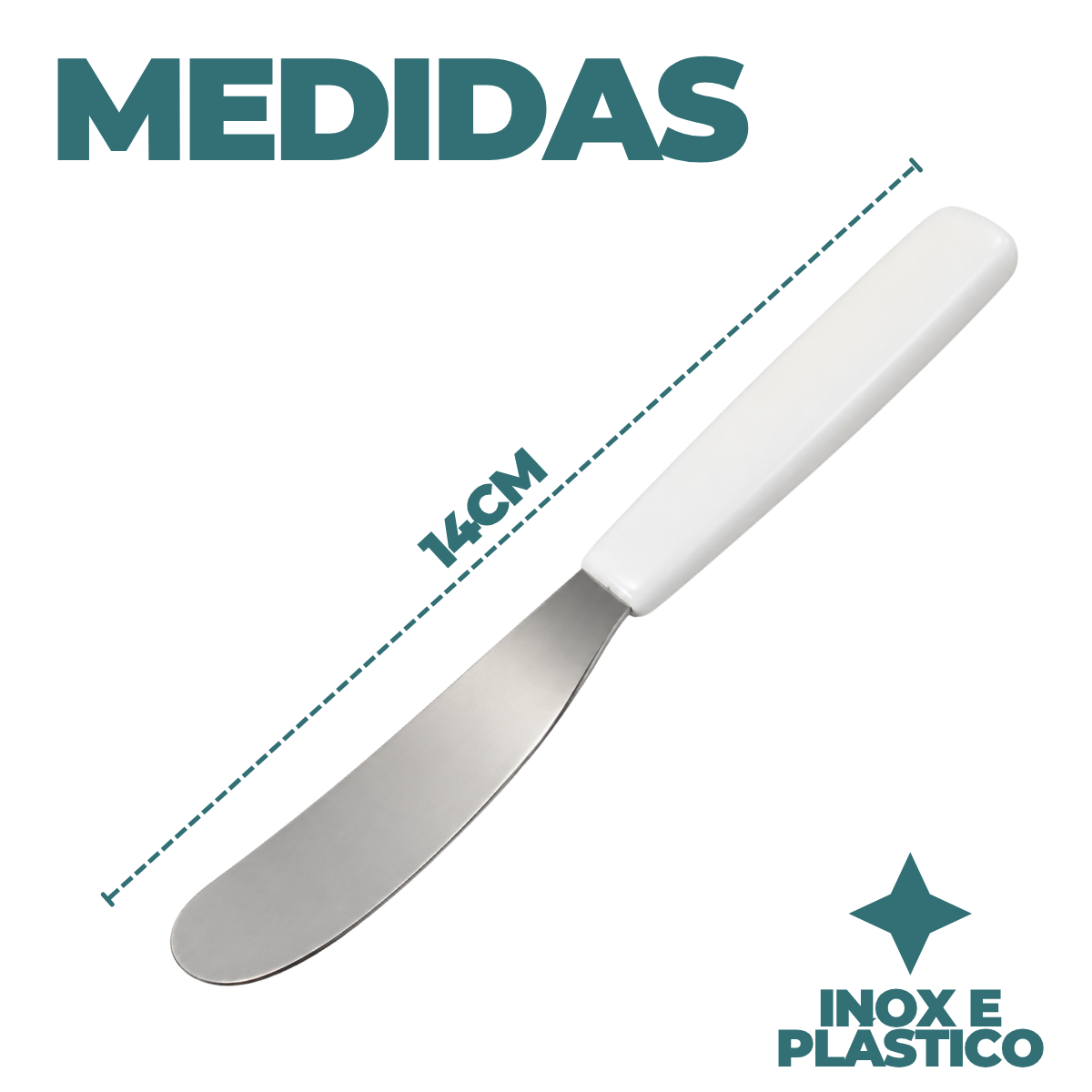 Espatula Manteiga Aço Inox