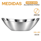 Tigela Aluminio Puro Agnelli 45cm