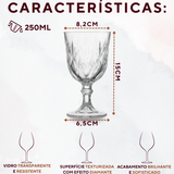 Taça vidro 230ml bulgaria