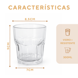Copo de Vidro 300ml