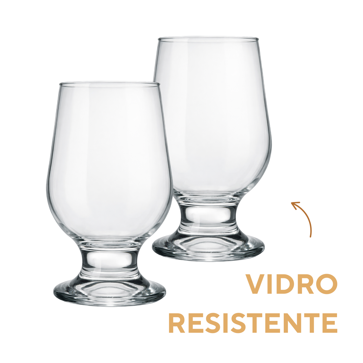 Taça Vidro Paulista Cerveja 300ml