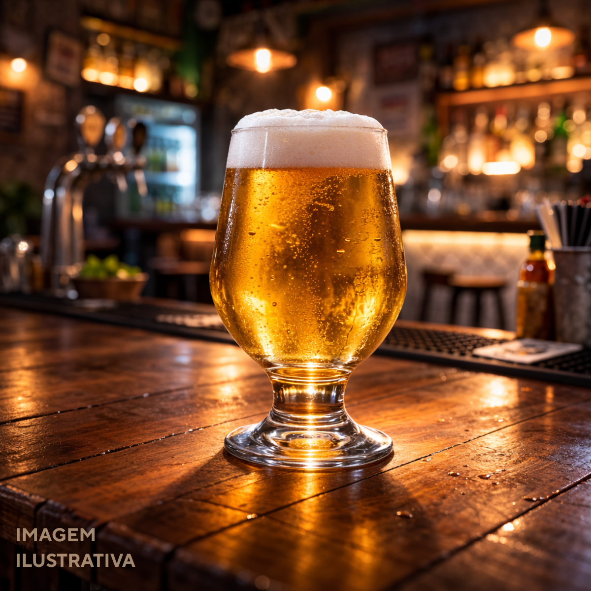 Taça Vidro Paulista Cerveja 300ml