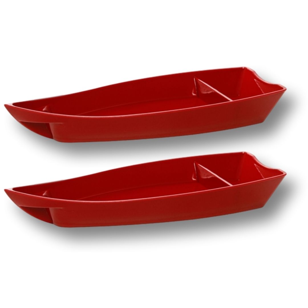 Barca Grande Vermelha em Policarbonato 3L VemPlast